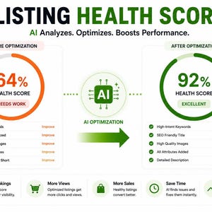 Etsy AI Listing Generator, Keyword Research, SEO Optimizer, Competitor Analysis, Listing Health Score, All-in-One Etsy SEO Tool for Sellers image 10