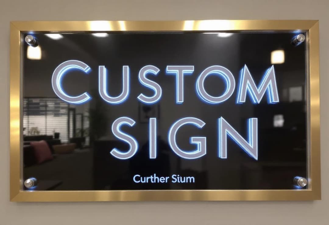 Custom 3D Illuminated Sign – Personalized Backlit Wall Letters for ...