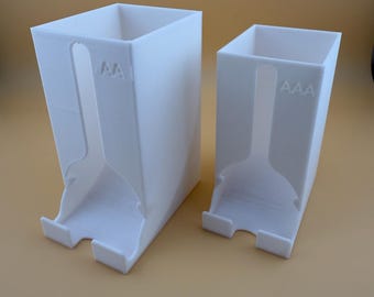 3D-geprinte AA- en AAA-batterijhouder: compacte opbergdoos