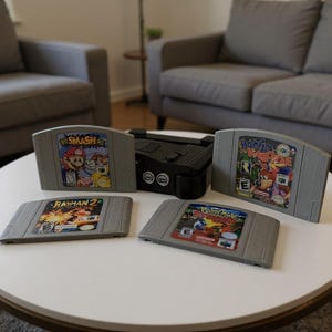 Custom Retro Gaming Coaster Set with Console Holder – Personalized Drink Coasters for Gamers, 3D Printed Nerdy Home Decor Gift