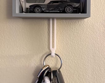 Hot Wheels garagesleutelhouder: 3D-geprinte auto verzamelcadeau