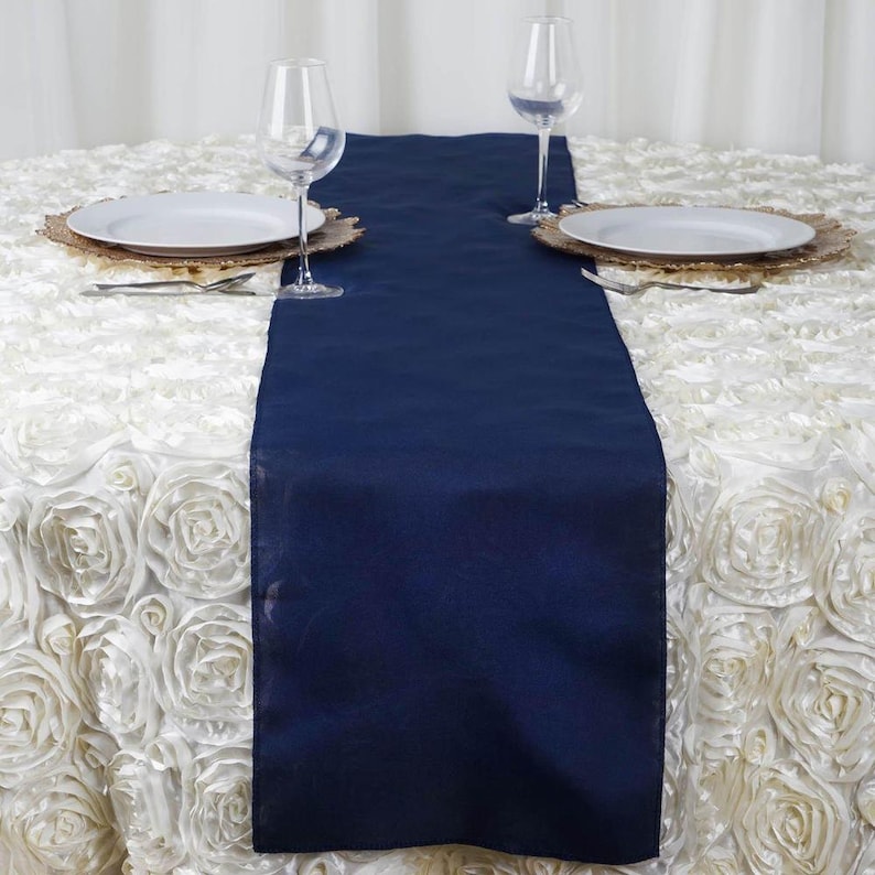 Silver Wedding Runners Navy Blue Table Runner Champaign Table Runner Silver Table Runner Wedding Runners