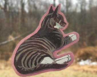Tabby Cat Sticker