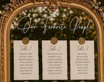 Wedding Sign Decal Our Favorite People Sticker Seating Chart Our Favorite People Vinyl Decal Find Your Seat Vinyl Decal Selfie Mirror WD104