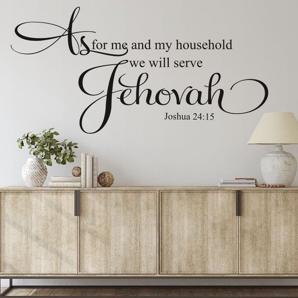 Scripture Wall Decal Etsy