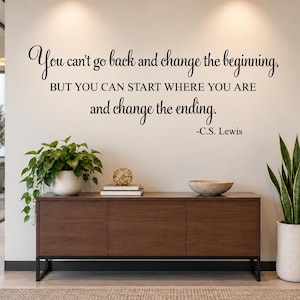 CS Lewis inspirational Wall Quote Motivational  Wall Decal Teacher Vinyl  Classroom Wall Lettering Office Business Lettering -s-172