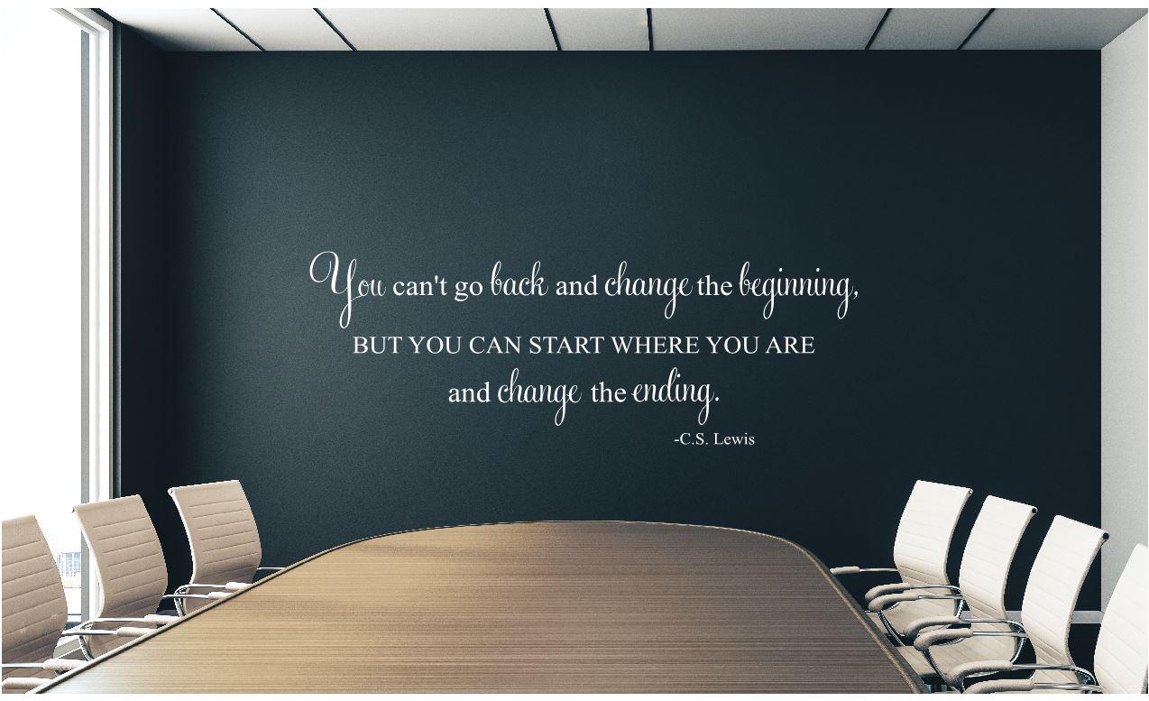 CS Lewis inspirational Wall Quote Motivational  Wall Decal Teacher Vinyl  Classroom Wall Lettering Office Business Lettering -s-172