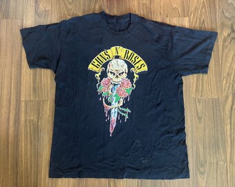 Vintage RARE Guns n Roses 1991-1992 Use Your Illusion Tour t-shirt