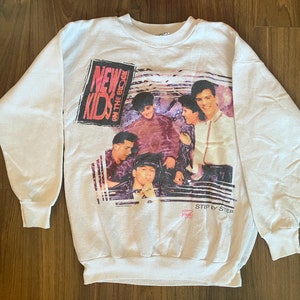 Vintage NKOTB New Kids on the Block Step by Step Sweatshirt 1990