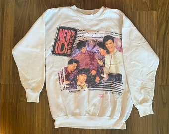 Vintage NKOTB New Kids on the Block Step by Step Sweatshirt 1990