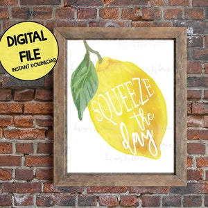 September Freebie: Squeeze the Day Lemon Wallpaper Download