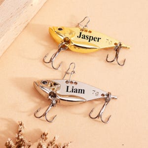 Custom Fishing Lure Fish Hook ,Fishing Lure Custom Fishing gift ,Engraved Fishing Lure,Fishing Lure Box,Retirement Gift Anniversary