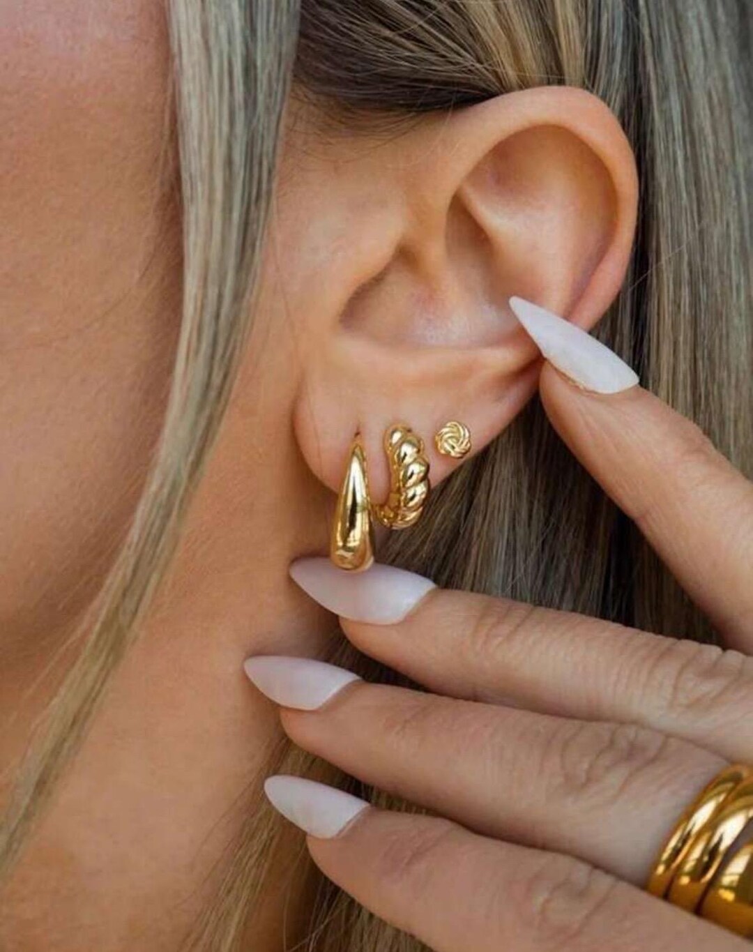 Minimalistic Earring Set - Etsy
