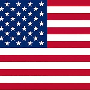 USA Flag Suit Lining: Custom Printed Ultra Satin Fabric