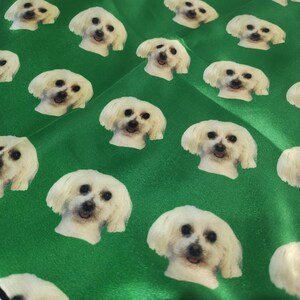 Custom Photo Repeat Pattern Suit Lining: Silk or Poly Satin image 6