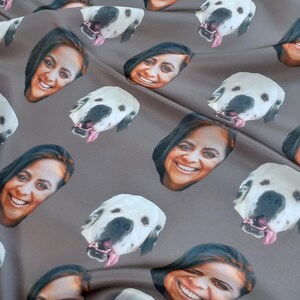 Custom Photo Repeat Pattern Suit Lining: Silk or Poly Satin image 10