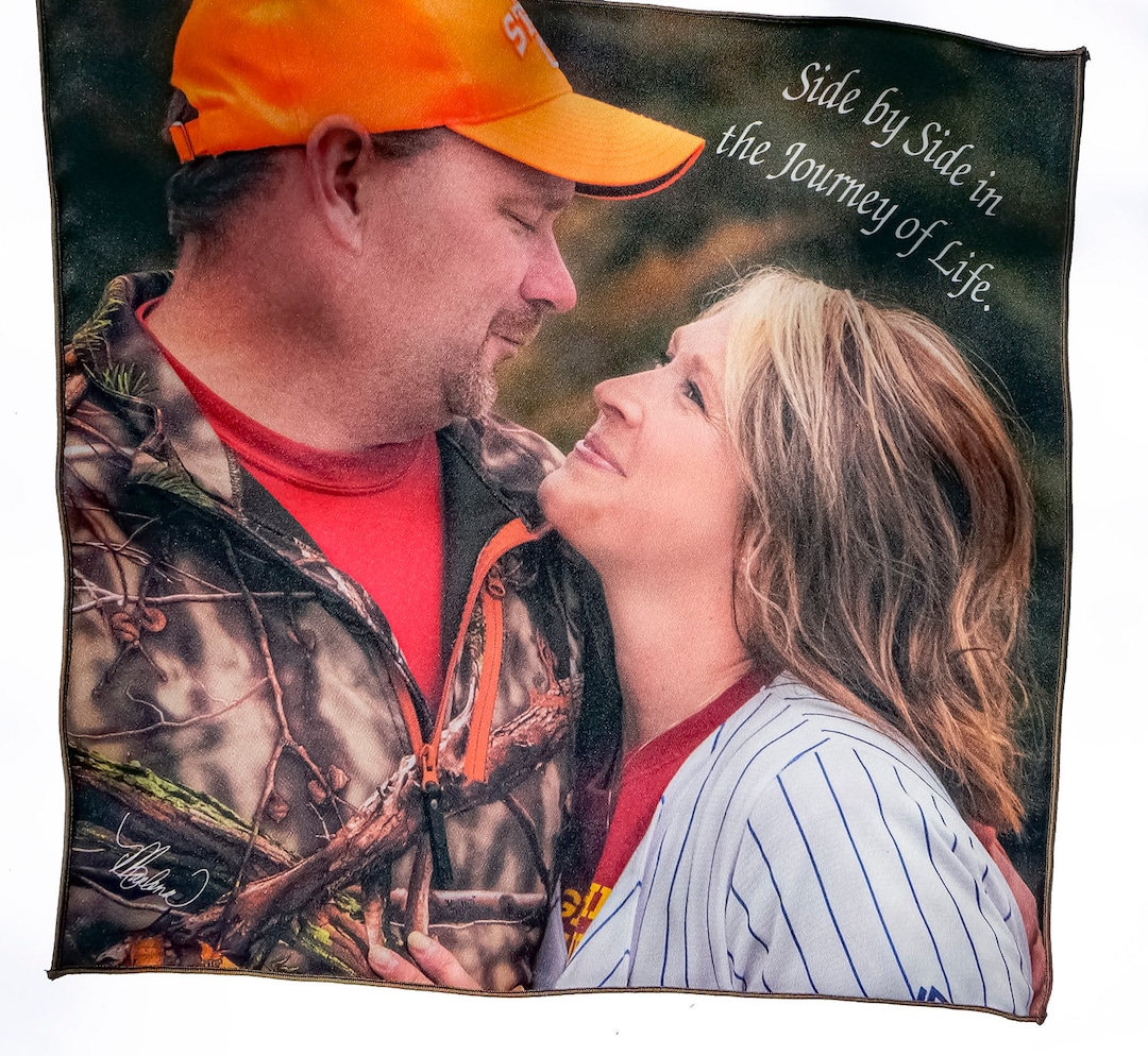 Elegant Gift for Husband Boyfriend Boss Personalized Custom Silk Pocket Square gifts for Men Women Etsy