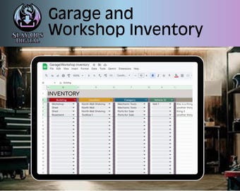 Garage and Workshop Inventory Tracker for Tools and Parts Organization-video preview