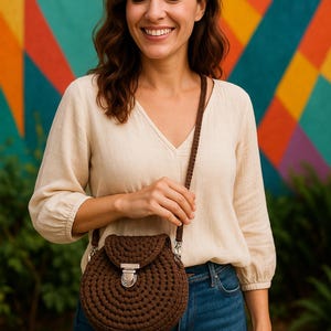 Cartera Boho tejida