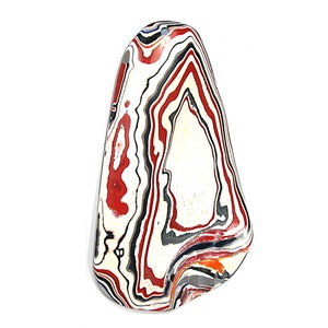 DVH Kenworth Truck Fordite Display Specimen Polished Face Ornament 94x49x4 (3811)