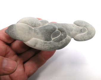 DVH Double Phallus 2X Fairy Stone Concretion 123x39x19mm (5540)