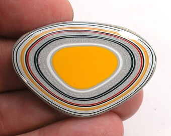 DVH Fordite Cabochon Ford F150 Truck KC Assembly 45x30x4mm (5524)