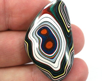 DVH Freightliner Fordite Cabochon Portland, OR Western Star 41 x 25 x 6 mm (5559)