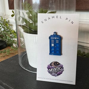 Doctor Who - Tardis - Police Call Box - Enamel Pin, Lapel Pin, Dr. Who