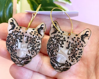Jungle Jaguar Earrings