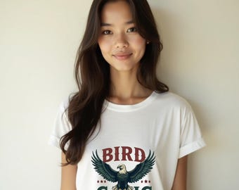 Bird Gang Long Sleeve Tee- Philadelphia Football Fan Apparel, Eagles Design for Game Day, Eagles Long Sleeve Shirt, Unique BIRD GANG design