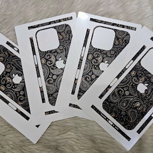 Custom Made 3 M Skin-compatibel voor iPhone 16, 15, 14, 13, 12, 11, Pro / Max / Plus Soft Touch, gladde afwerking
