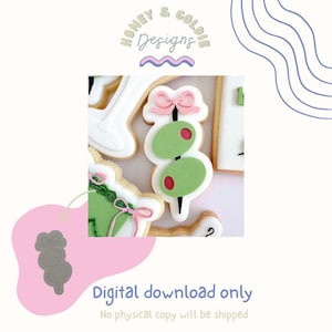 Olives on a stick - Digital cookie cutter file