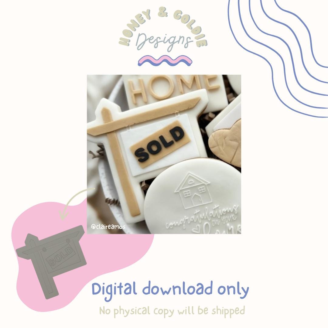 SOLD Sign - Digital STL File - Etsy Australia