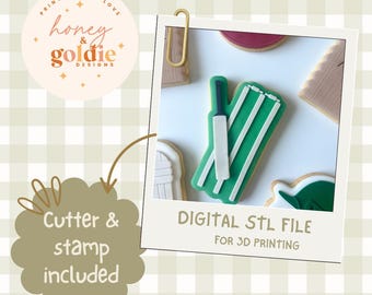 Cricket pitch - Digital cookie cutter file