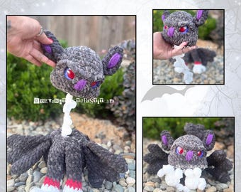 Häkelanleitung für eine Eule, Halloween-Eule als Amigurumi (PDF), Gruselige Häkelanleitung, Fantasie-Eulen-Plüschtier, Sofort-Download
