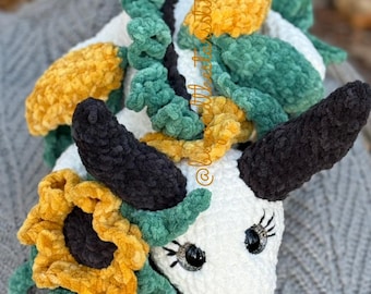 Kerri the Sunflower Dragon Crochet Pattern