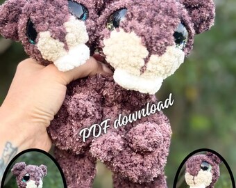 Sew Beaver Snuggler Häkelanleitung | Waldtier Amigurumi (PDF Download)