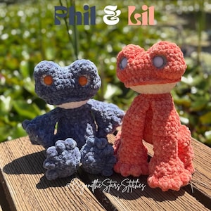 Phil and Lil the Frogs Crochet Pattern