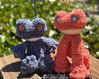 Phil and Lil the Frogs Crochet Pattern