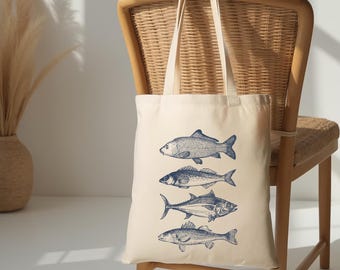 Sac fourre-tout d'été Les Sardines, sac réutilisable écologique, sac de plage, cadeau pour la fête des mères, fourre-tout pique-nique, sac fourre-tout d'été à la mode, limoncello