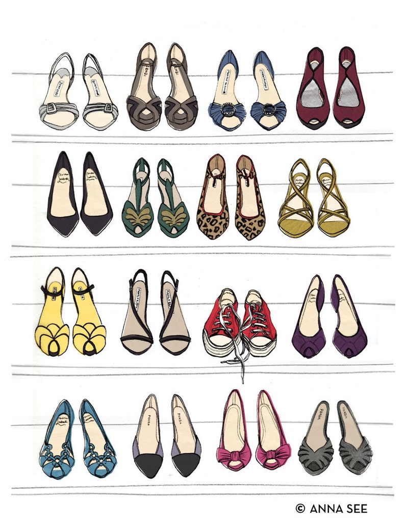 Designer Dream Shoe Closet Oversized Archival Fashion Image 0