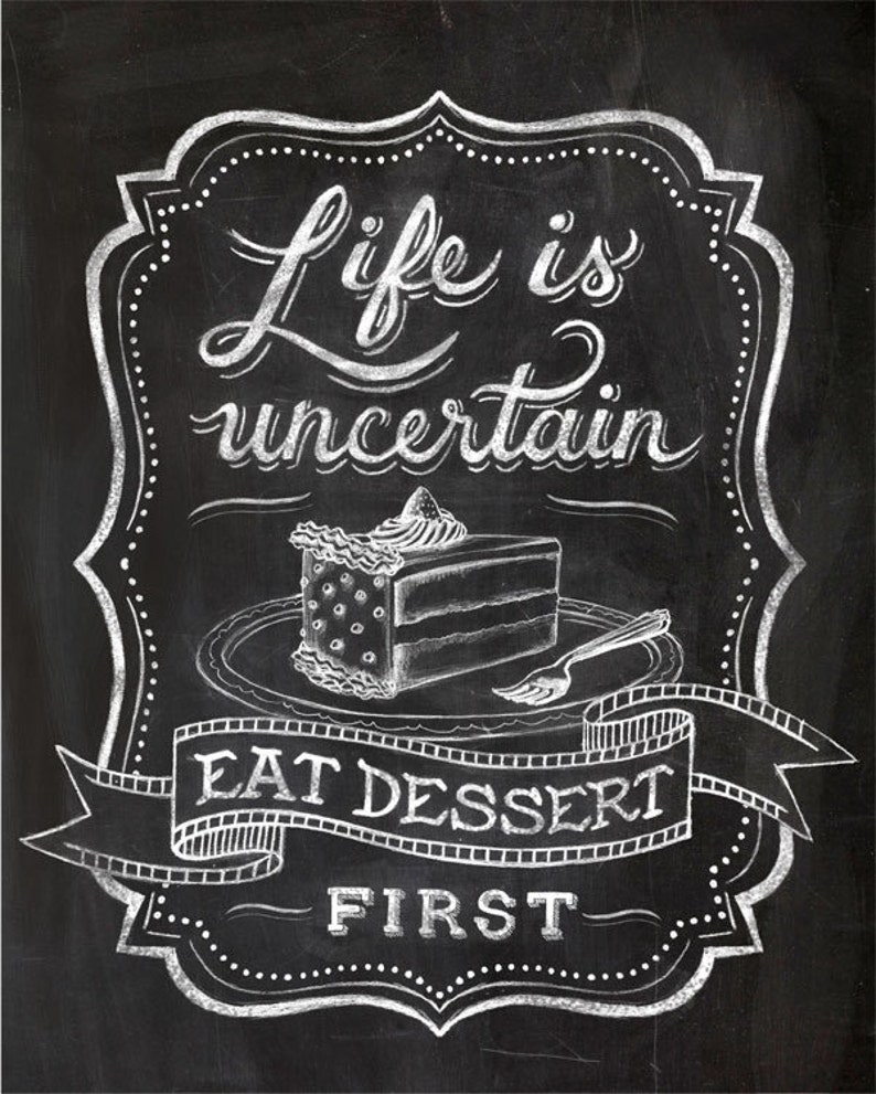 Chalk Art Chalkboard Lettering Calligraphy Cafe Art Dining Etsy