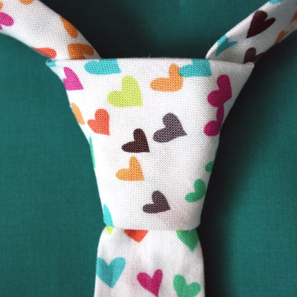 Small Hearts Toddler Necktie