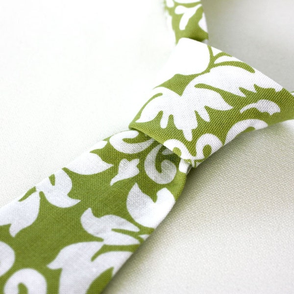 Avocado Damask Toddler Infant Boy Neck Ties