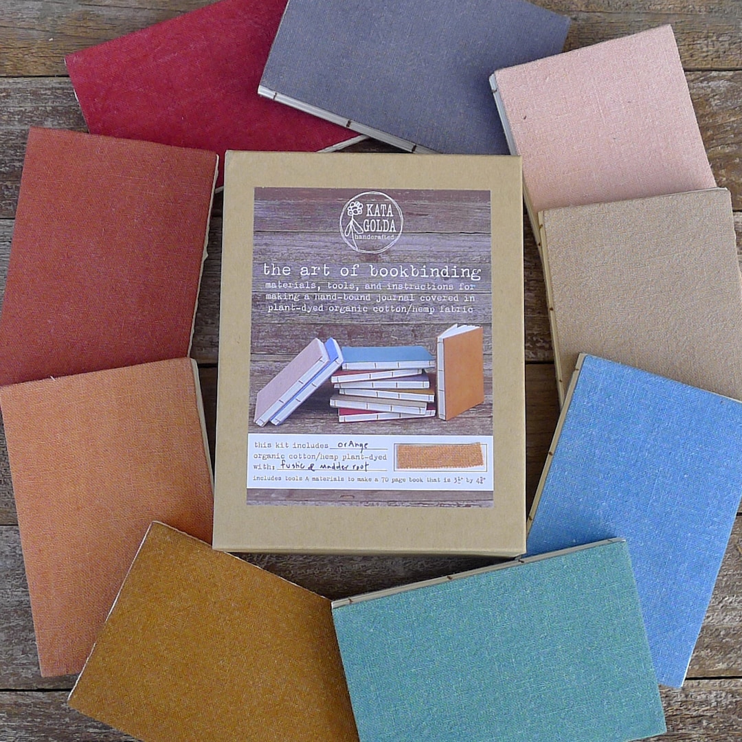 DIY Bookbinding Kit Learn the Art of Bookbinding With Kata Golda
