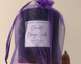 ChocoBoo – Chocolate Orange Soy Candle (100g)