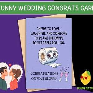 Tarjeta de felicitación de boda divertida, saludo de compromiso imprimible, regalo original para despedida de soltero, mejores deseos, recuerdo tonto de recién comprometido para el novio