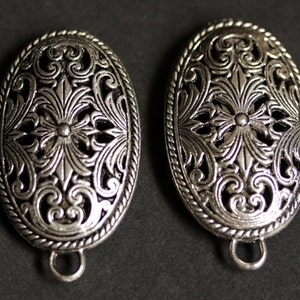 Two 2 Viking Brooches. Silver Apron Pins. Fretwork Turtle Brooch Set. Shoulder Brooches. Norse Jewelry. Historical Renaissance Jewelry. image 1