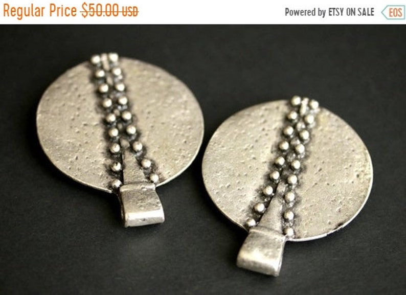 2 Historical J MOTHERS DAY SALE Two Silver Apron Pins Shoulder Brooches Viking Brooches Large Brooches Riveted Rows Turtle Brooch Set