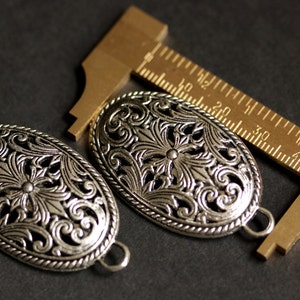 Two 2 Viking Brooches. Silver Apron Pins. Fretwork Turtle Brooch Set. Shoulder Brooches. Norse Jewelry. Historical Renaissance Jewelry. image 4